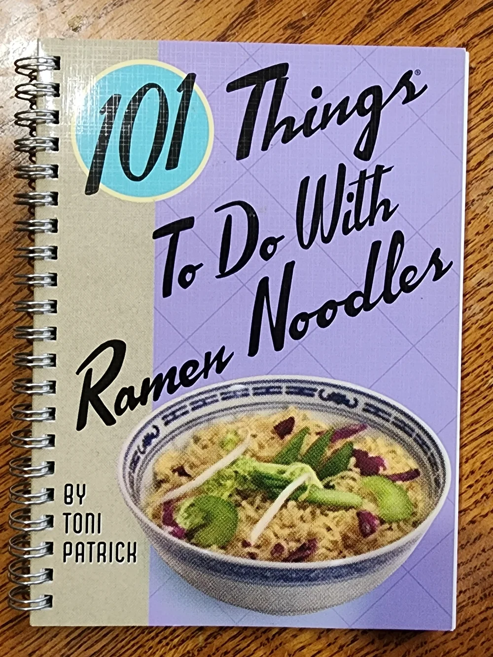 101 Things To Do With Ramen Noodles - Purple Spiral Notebook